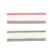 CINTINO NYLON RIGATO ROSSO E VERDE PER AVVOLGIBILI