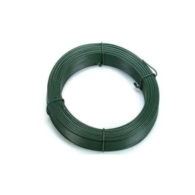 FILO PLASTIFICATO ZINCATO E VERDE IN MATASSE MT.100