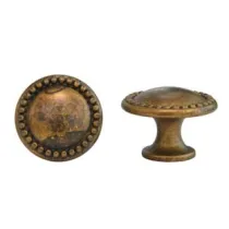 POMOLI PER MOBILI MOD.24222 IN ZAMA OTTONE ANTICATO