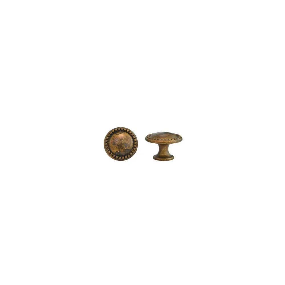 POMOLI PER MOBILI MOD.24222 IN ZAMA OTTONE ANTICATO