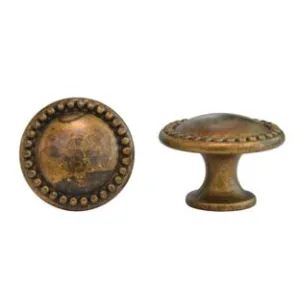 POMOLI PER MOBILI MOD.24222 IN ZAMA OTTONE ANTICATO