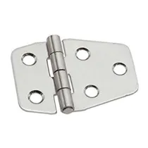 CERNIERE PER NAUTICA A BISCOTTO ASIMMETRICHE IN ACCIAIO INOX ART.852IN
