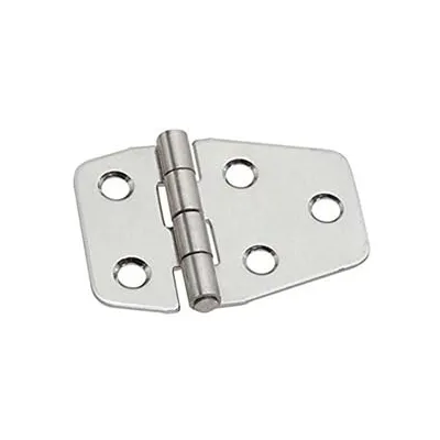 CERNIERE PER NAUTICA A BISCOTTO ASIMMETRICHE IN ACCIAIO INOX ART.852IN