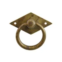 MANIGLIE PER MOBILI SNODATE MOD.12230 IN OTTONE ANTICATO
