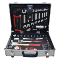 CASSETTA UTENSILI MANUALI cm 43 x 14 x h 32 - 109 pz totali