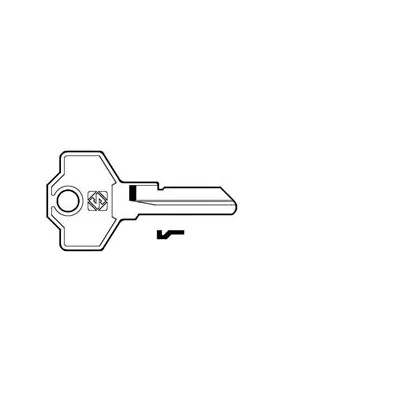 CHIAVI PER CILINDRI GIUSSANI 5 SPINE PICCOLE GS1