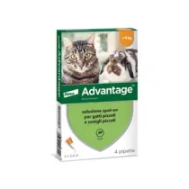 ANTIPARASSITARIO "ADVANTAGE" PER GATTI E CONIGLI FINO A KG.4