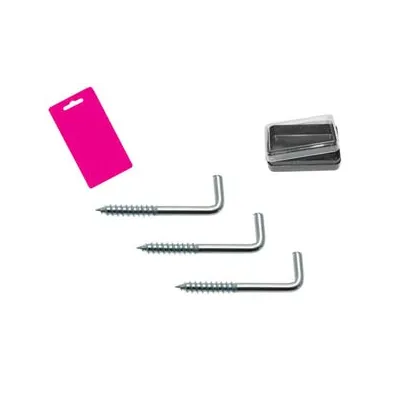 RAMPINI A VITE IN ACCIAIO ZINCATO IN BLISTER