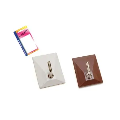 GANCI ADESIVI IN PLASTICA 1 POSTO IN BLISTER