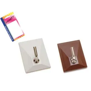 GANCI ADESIVI IN PLASTICA 1 POSTO IN BLISTER
