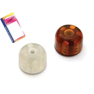 FERMAPORTA ADESIVO BIRILLO Ø MM.30X25 CON FORO VITE IN BLISTER