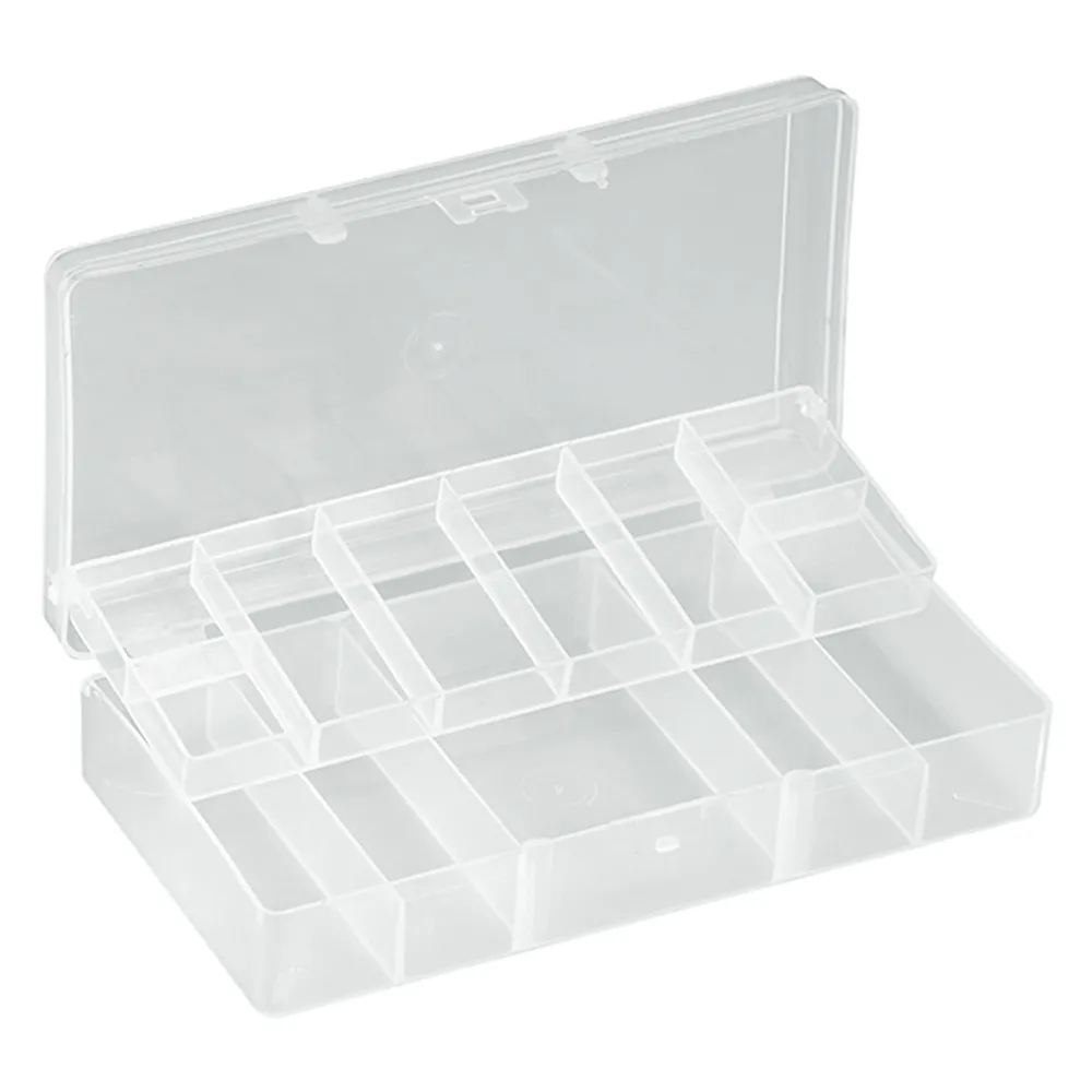 CASSETTA PORTA MINUTERIA CON RIPIANO mm 205 x 105 - 13 scomparti