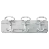 PORTABITI SHABBY CHIC 3 POSTI BIANCO