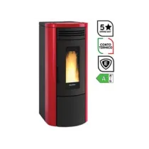 STUFA A PELLET COSTANZA IDRO 5.0 WI-FI 17 KW BORDEAUX (CONTO TERMICO)