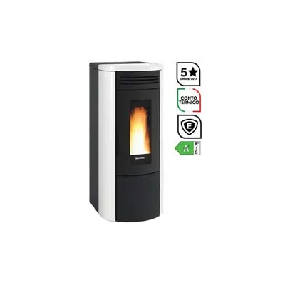 STUFA A PELLET COSTANZA IDRO 5.0 WI-FI 16 KW BIANCA (CONTO TERMICO)