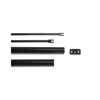 ASTE E COPERTURE VERNICIATE NERE 94100205 PER MANIGLIONE ANTIPANICO