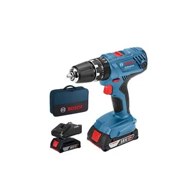 TRAPANO AVVITATORE 2 BATTERIE LITIO 18V PERCUSS. (GSB 18V-21)