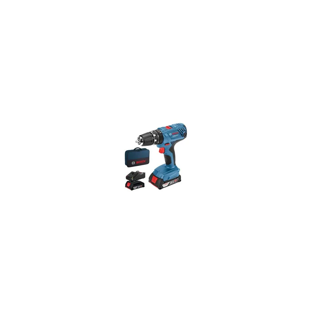 TRAPANO AVVITATORE 2 BATTERIE LITIO 18V PERCUSS. (GSB 18V-21)