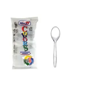 CUCCHIAINI TRASPARENTI PZ.40