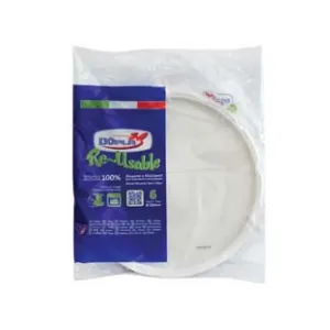 PIATTI PIZZA REUSE BIANCHI CONFEZIONE PZ.6