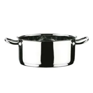 CASSERUOLA 2 MANICI IN ACCIAIO INOX 18/10