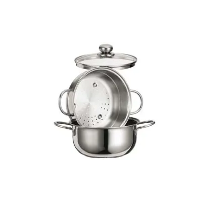 VAPORIERA STAR IN ACCIAIO AISI 430 CON CESTELLO