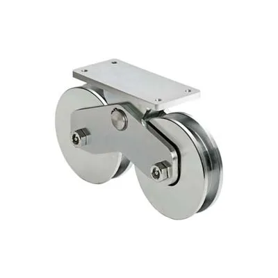 RUOTE COMBINATE GOLA SEMITONDA CON PIASTRA SUPERIORE ART. 339-160
