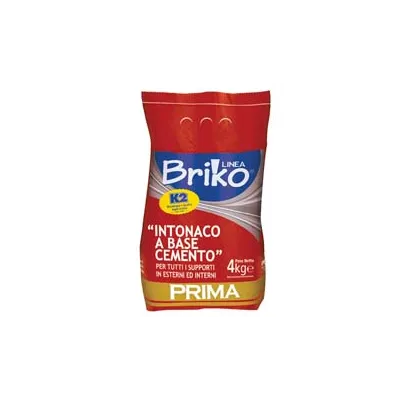 K2 LINEA BRIKO INTONACO PRONTO BASE CEMENTO BIANCO IN POLVERE