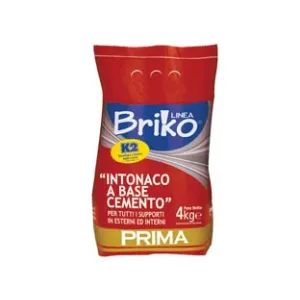 K2 LINEA BRIKO INTONACO PRONTO BASE CEMENTO BIANCO IN POLVERE