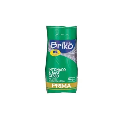 K2 LINEA BRIKO INTONACO BASE GESSO BIANCO IN POLVERE RASANTE