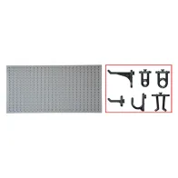 PANNELLO PORTAUTENSILI pannello con 30 ganci assortiti