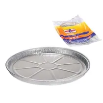 VASCHETTA TONDA PER PIZZA/CROSTATA GRANDE IN ALLUMINIO