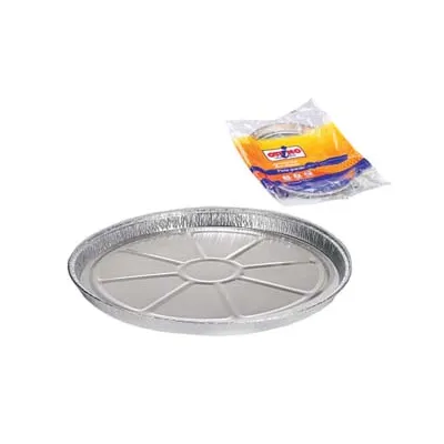 VASCHETTA TONDA PER PIZZA/CROSTATA GRANDE IN ALLUMINIO