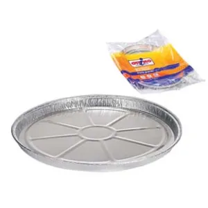 VASCHETTA TONDA PER PIZZA/CROSTATA GRANDE IN ALLUMINIO
