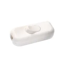 INTERRUTTORE PASSAFILO UNIPOLARE BIANCO