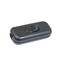 INTERRUTTORE PASSAFILO UNIPOLARE NERO