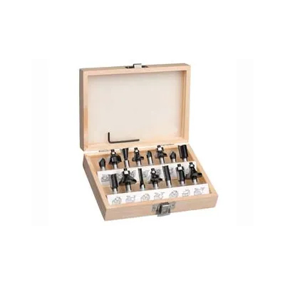 FRESE IN SERIE 15 PEZZI PER FRESATRICE VERTICALE CON CODOLO MM.8