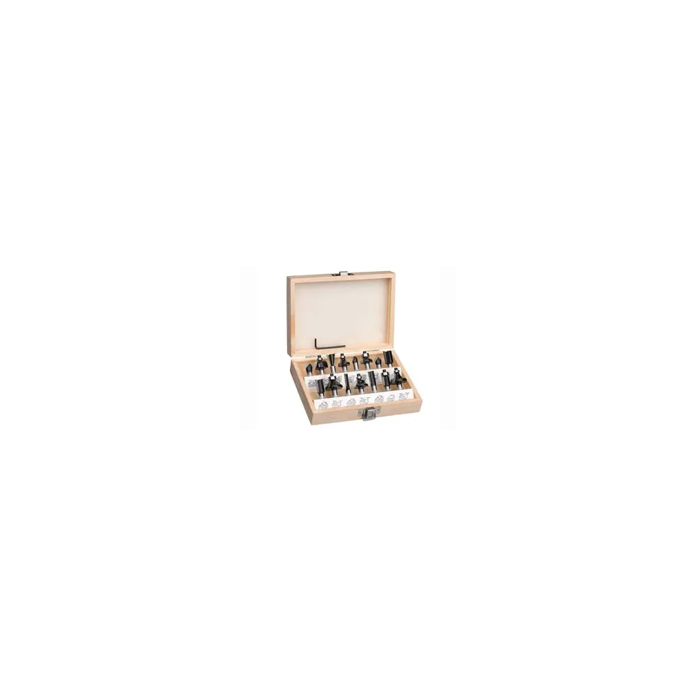FRESE IN SERIE 15 PEZZI PER FRESATRICE VERTICALE CON CODOLO MM.8