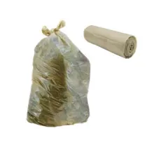 SACCO CONDOMINIALE LDPE IN ROTOLO AMBRA TRASPARENTE
