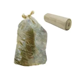 SACCO CONDOMINIALE LDPE IN ROTOLO AMBRA TRASPARENTE
