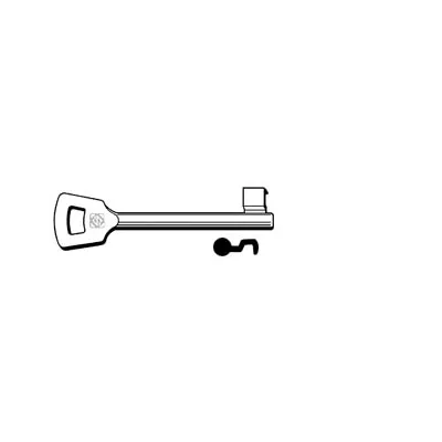 CHIAVI PATENT PASSEPARTOUT NEMEF 6NFH2L