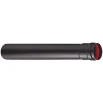TUBO PER STUFE A PELLET NERO OPACO "ALA PELLET AETERNUM"
