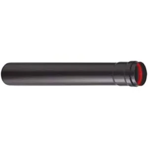 TUBO PER STUFE A PELLET NERO OPACO "ALA PELLET AETERNUM"