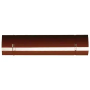 TUBO PORCELLANATO PER STUFE A LEGNA MARRONE "ALA SMALTO CLASSIC"