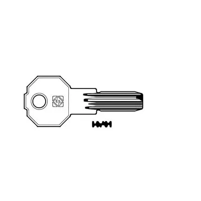 CHIAVI PUNZONATE PER CILINDRI PREFER 4+4 SPINE PF22