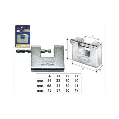 LUCCHETTO CORAZZATO 2800C IN BLISTER