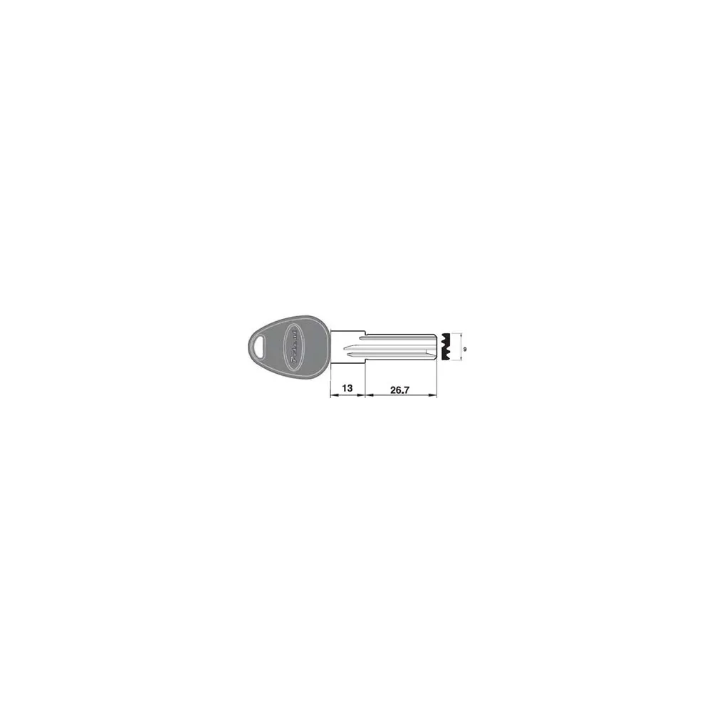 CHIAVE GREZZA PROFILO PIATTO 3200.KN R1