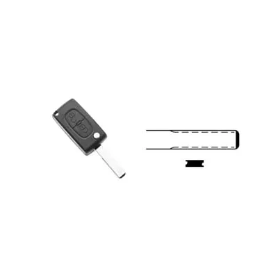 COVER CHIAVI PER AUTO CITROEN PEUGEOT HU83ARS2