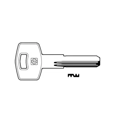 CHIAVI PUNZONATE PER CILINDRI FIAM 6 SPINE FI4R