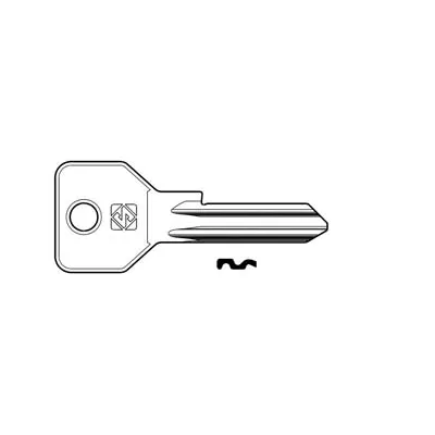 CHIAVI PER CILINDRI CISA 5 SPINE GRANDI CS119 IN ACC. NICH.